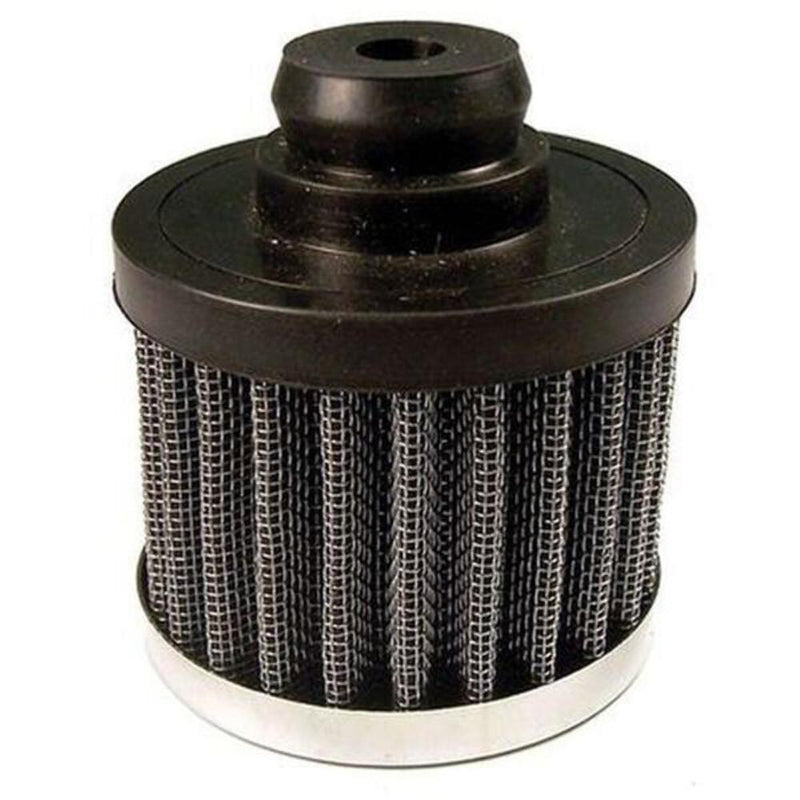 Engine Works 27308 Valve Cover Breather Push-In Round Steel Chrome 1.25 in.