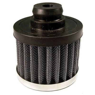 Engine Works 27308 Valve Cover Breather Push-In Round Steel Chrome 1.25 in.