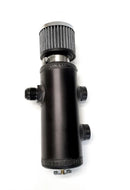 Engine Works 27465 Black Oil Breather Tank with 12AN Bung