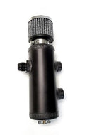 Engine Works 27465 Black Oil Breather Tank with 12AN Bung
