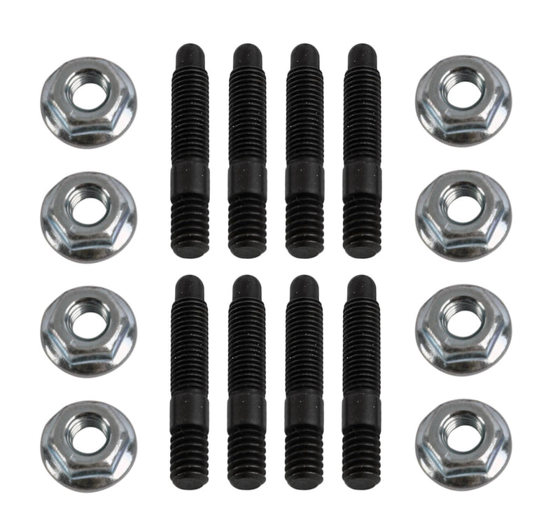 Engine Works 276510 Valve Cover Studs, Black Oxide, Flanged Hex Nuts, Set of