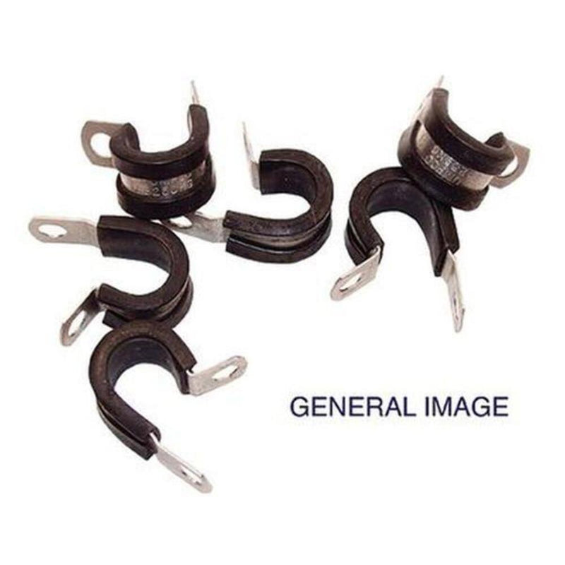 Engine Works 38014 Hose Mount Clamp Cushioned Steel Cadmium Plated .250 in. O.D.