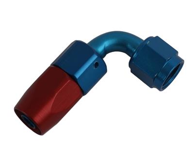 Engine Works 410690 Hose Ends 90 Degree Fitting Swivel -6 AN Hose Female Thread