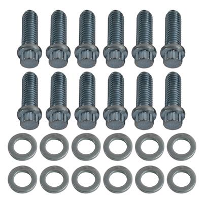 Engine Works 41490 Intake Manifold Bolts 12-Point Head 3/8 in.-16 Thread 1.125