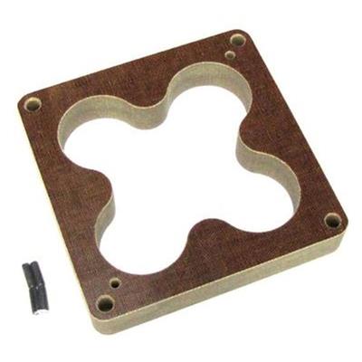 Engine Works 41615 Carburetor Spacer Power Cone Phenolic Wood 1 in. Thick 4-Hole