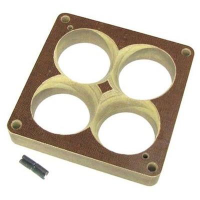 Engine Works 41616 Carburetor Spacer Power Cone Phenolic Wood 1 in. Thick 4-Hole