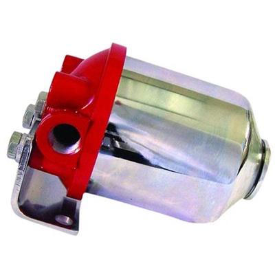 Engine Works 41710 Fuel Filter Canister Competition Steel Chrome 3/8 in NPT