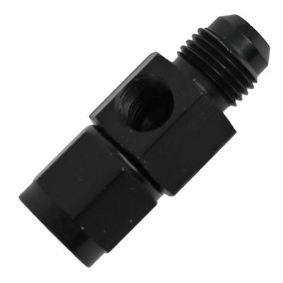Engine Works 53006 Fitting Gauge Port Adapter Fitting AN to AN Straight Aluminum