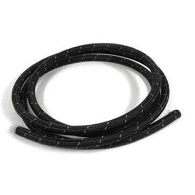 Engine Works 530620 Hose 53 Series Braided Nylon Black/Silver -6 AN 20 ft.