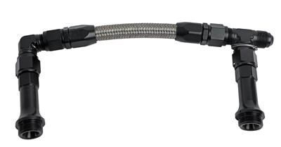 Engine Works 53141 Carburetor Feed Lines Braided Stainless 7/8-20 in. Outlet