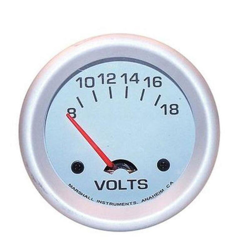 Engine Works 53205 Gauges Voltmeter Analog Mechanical 2 5/8 in. Diameter 8-18 V