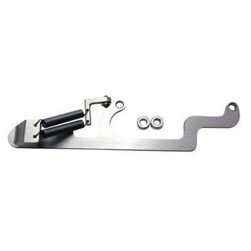 Engine Works 550010 Throttle Cable Bracket Billet Aluminum Clear Anodized Holley