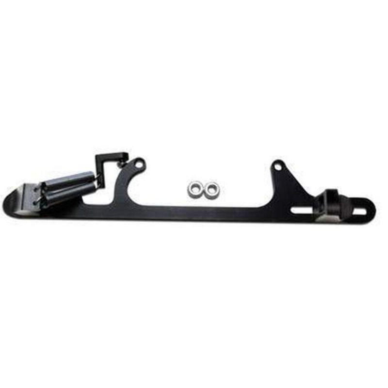 Engine Works 560000 Throttle Cable Bracket Billet Aluminum Black Anodized Holley