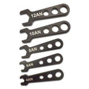 Engine Works 560200 AN Wrench Kit 5-Piece Aluminum Black Anodized -4 AN through