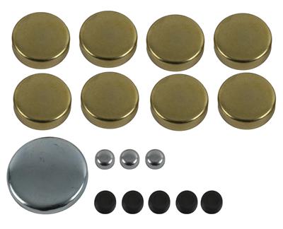 Engine Works 60350 Engine Expansion Plugs Brass with Jacket Plugs Cam Plug Oil