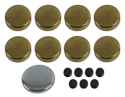 Engine Works 60454 Engine Expansion Plugs Brass with Jacket Plugs Cam Plug Oil