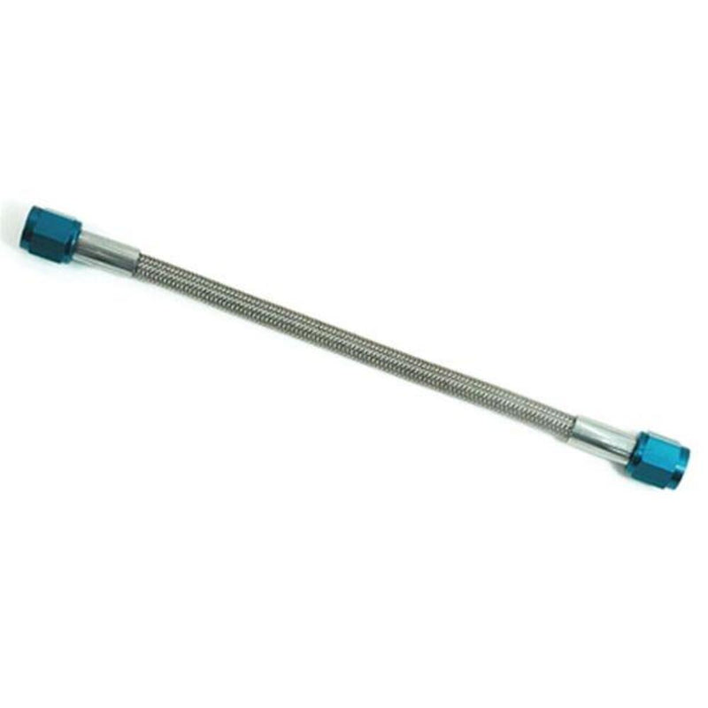 Engine Works 613018 Hose Braided Stainless Steel -3 AN Female End Blue -3 AN