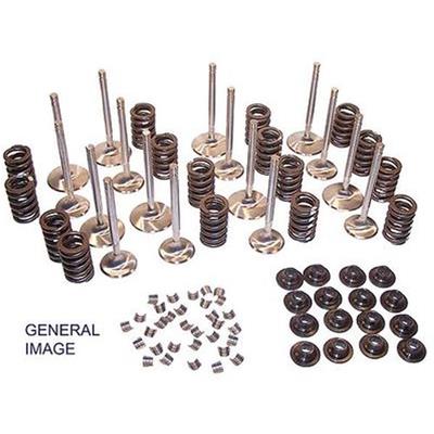 Engine Works VTK185 Valves, Spring, Retainer Lock Kit, Fits Chevy SB