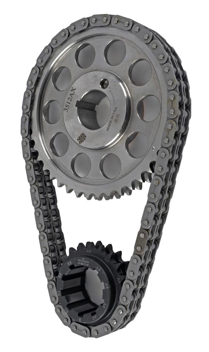 Engine Works 10120 Pro Billet Double Roller Timing Set, Pontiac V8