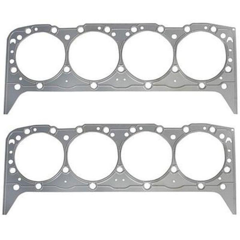 Engine Works 111350SS Embossed Steel Head Gaskets, For Chevy SB 4.100" Bore, Pair