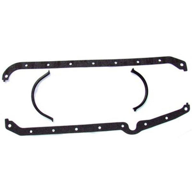 Engine Works 115350 4-PC OIL PAN GASKET SB CHEVY 1955-74 DRIVER SIDE