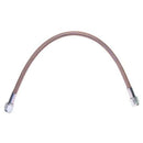 Engine Works 12015-4 Brake Line Braided Stainless Steel 15 in. -4 AN Female -4
