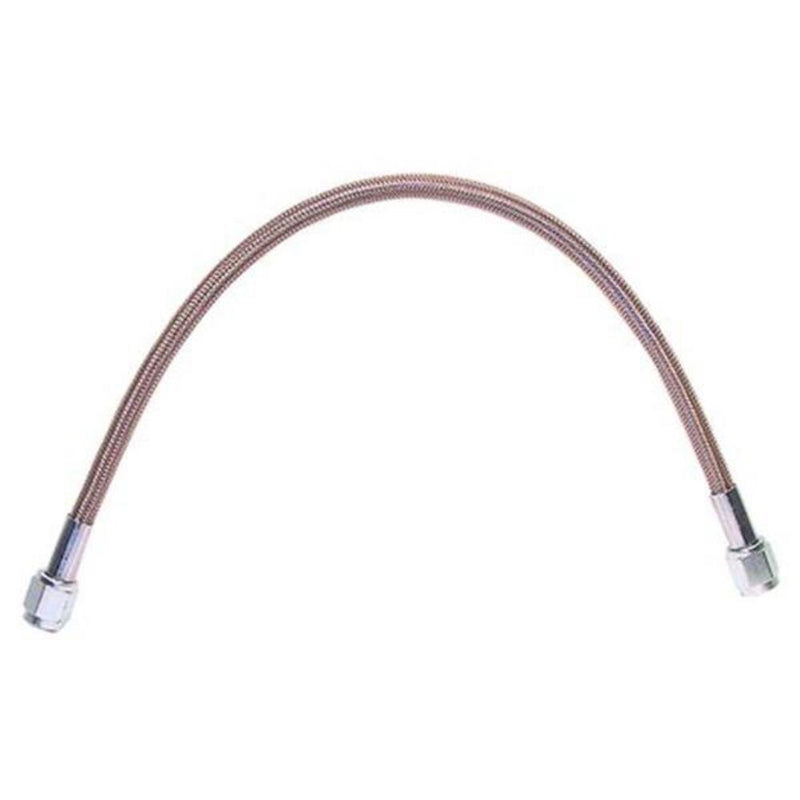 Engine Works 12015-4 Brake Line Braided Stainless Steel 15 in. -4 AN Female -4