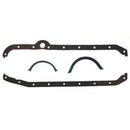 Engine Works 125350 Oil Pan Gasket Multi-Piece Cellulose Composition Chevy Small