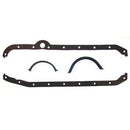 Engine Works 125350 Oil Pan Gasket Multi-Piece Cellulose Composition Chevy Small