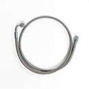 Engine Works 12948-4 Stainless Braided Brake Hose 04AN x 48", 90 Degree