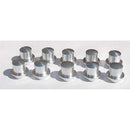 Engine Works 130010B Camshaft Thrust Buttons Solid Style Aluminum 0.712 in.