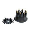 Engine Works 16001BK SMALL BLACK DIST CAP WITH RETAINER FOR