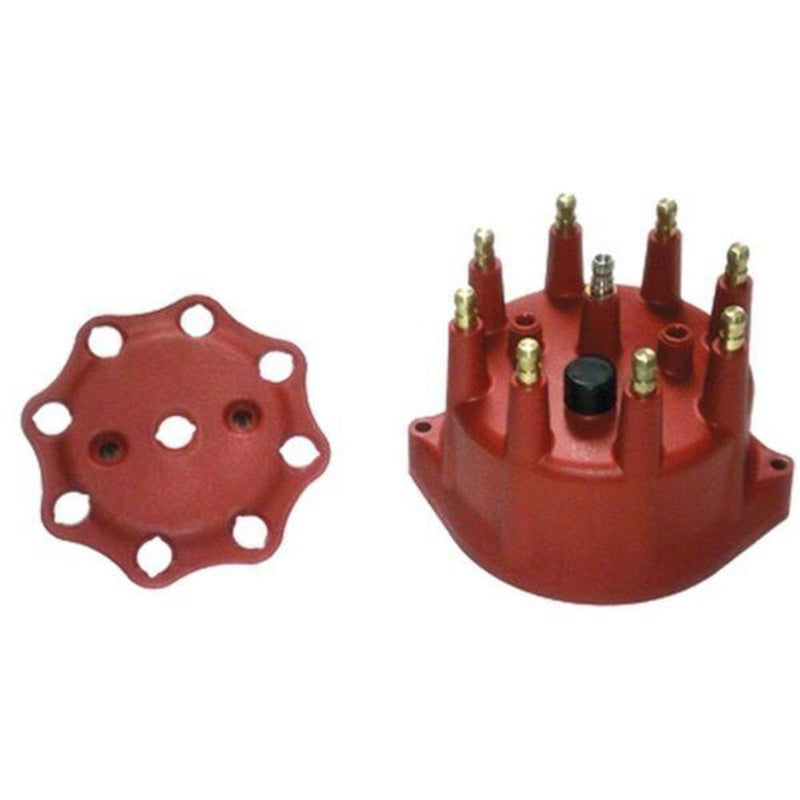 Engine Works 16001RD SMALL RED DIST CAP WITH RETAINER FOR