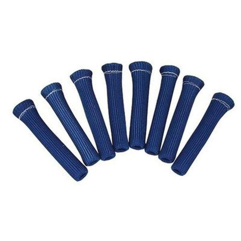 Engine Works 16204 Spark Plug Boot Protector, Fire Boots, 6 in., Blue, Set of 8