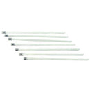 Engine Works 16325 Exhaust Wrap Fasteners Stainless Steel 8.000 in. Natural Set