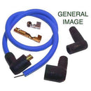 Engine Works 16400CBL Coil Wire Spiral Core 8.5mm Blue Female Socket 90 Degree