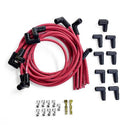 Engine Works 16402RDCR 8.8mm Ceramic Plug Boot Wire Set, HEI 90 Deg Boot