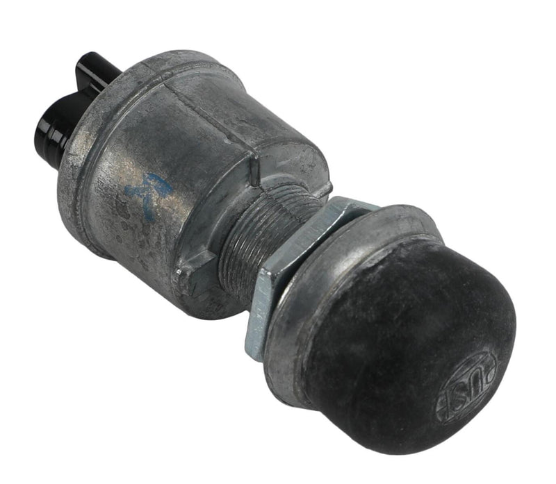 Engine Works 16770 Switch Weather-Resistant Start Button Push Momentary Aluminum