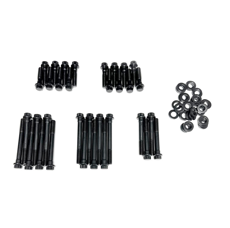 Engine Works 17200PRO Pro Series Head Bolt Kit, Fits Chevy SB, 12-Point Head