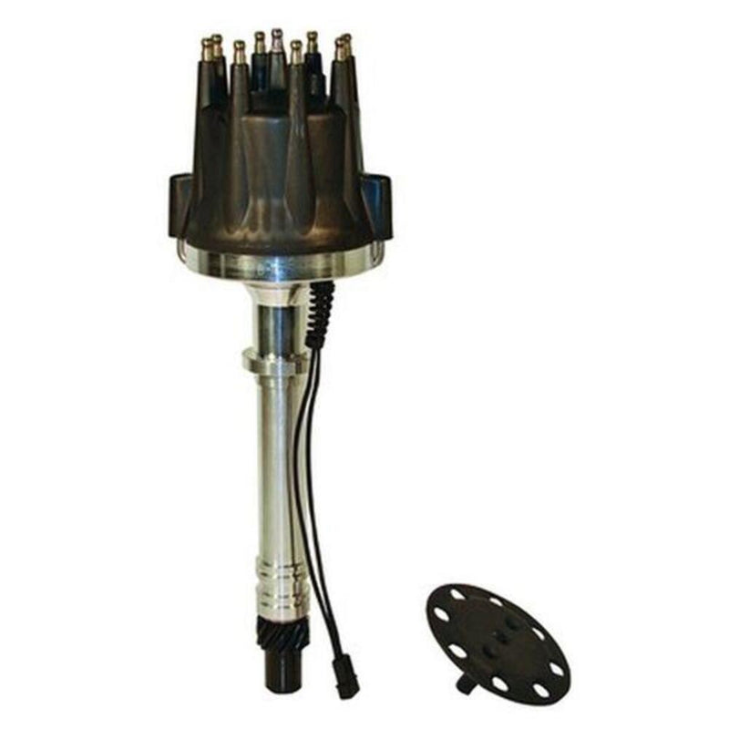 Engine Works 1BK Billet Black Cap Race Distributor, Chevy V8