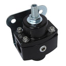 Engine Works 22205 In-Line Fuel Pressure Regulator, 4.5-14 psi - Black Finish
