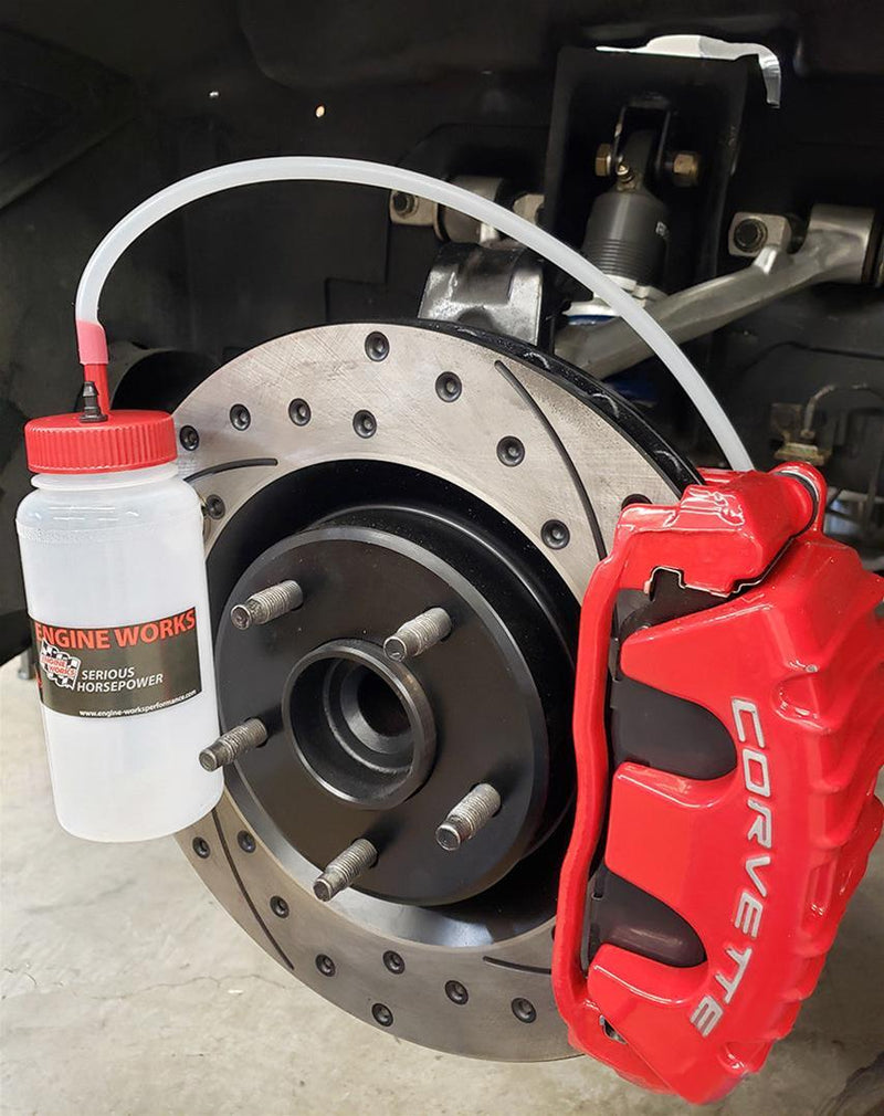 Engine Works 22217 One-Man Brake Bleeder w/ Magnet & Built-In Check Valve