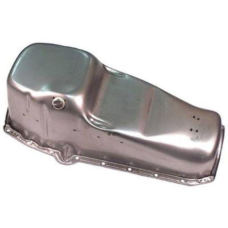 Engine Works 266101 Oil Pan Stock Style Steel Natural 5 qt. Chevy Small Block