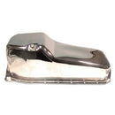 Engine Works 266105 Oil Pan Stock Style Steel Chrome 5 qt. Chevy Small Block