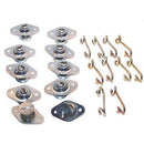Engine Works 39054 Small Head Self-Eject Quick Release Fastener .500" Silver 10-Pk