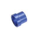 Engine Works 401600 Tube Sleeves, Aluminum, Blue Anodized, -6 AN,