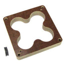 Engine Works 41615 Carburetor Spacer Power Cone Phenolic Wood 1 in. Thick 4-Hole