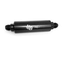 Engine Works 42885 Fuel Filter Inline Mount Billet Aluminum Black Anodized 100