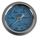 Engine Works 52001 Liquid Filled Nitrous Pressure Gauge, 0-1500 psi