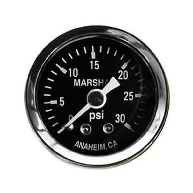Engine Works 52003 Gauges Fuel Pressure Analog Mechanical 1.50 in. Diameter 0-30